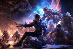 Faker瑞兹大招奇袭引领T1偷家战术，曲境折跃演绎英雄联盟运营节奏与团队默契